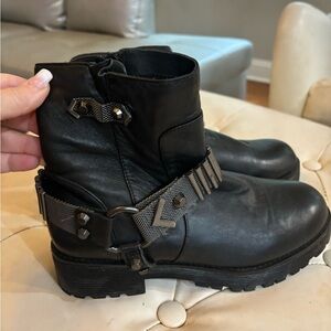 Never worn , genuine leather